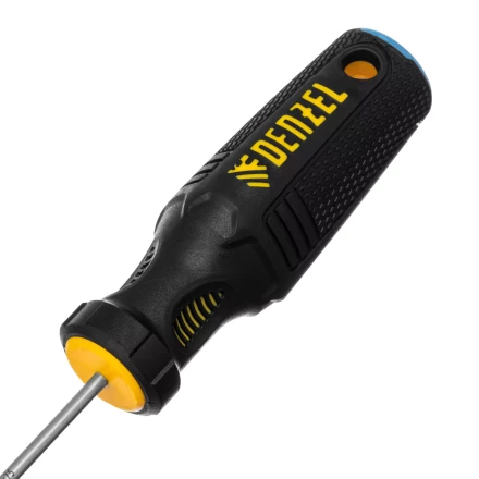 Отвертка, SL3х75 мм, S2, 3к рукоятка Denzel 121887 купить в Губкинске