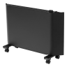 Конвектор электрический Denzel XCE-1500 B, 230 В, 1500 Вт, X-образный нагреватель черный 98128 купить в Губкинске