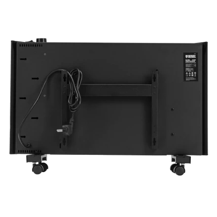 Конвектор электрический Denzel XCE-1500 B, 230 В, 1500 Вт, X-образный нагреватель черный 98128 купить в Губкинске