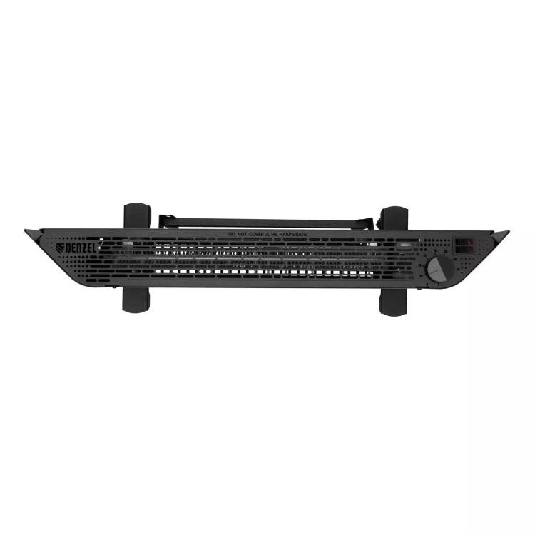 Конвектор электрический Denzel XCE-1500 B, 230 В, 1500 Вт, X-образный нагреватель черный 98128 купить в Губкинске