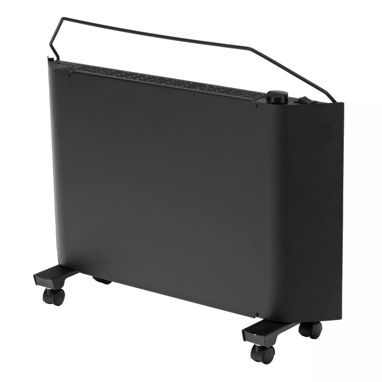 Конвектор электрический Denzel XCE-1500 B, 230 В, 1500 Вт, X-образный нагреватель черный 98128 купить в Губкинске