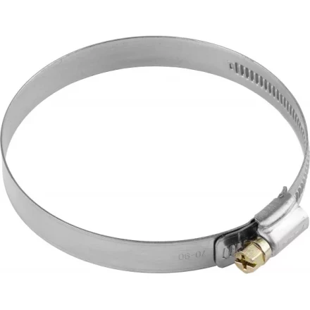 Хомуты ЗУБР &quot;ЭКСПЕРТ&quot;, нерж. сталь, накатная лента 12 мм, 120-140 мм, 50 шт 37822-120-140-50 купить в Губкинске