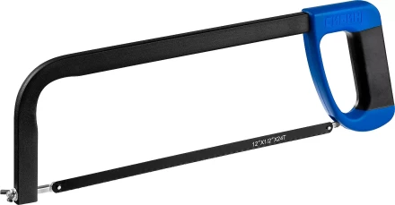 Ножовка по металлу, СИБИН 15781, металлическая рамка, проходящая сквозь рукоятку, 300 мм 15781 купить в Губкинске