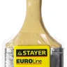 Кисть плоская STAYER "EURO", "AQUA" для воднодисперсионных и акриловых ЛКМ, искусств щетина, деревян ручка, 3"/75мм 01062-075 купить в Губкинске