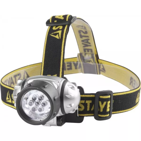 Фонарь STAYER "STANDARD" налобный светодиодный, 7LED, 3 режима, 3ААА 56572 купить в Губкинске