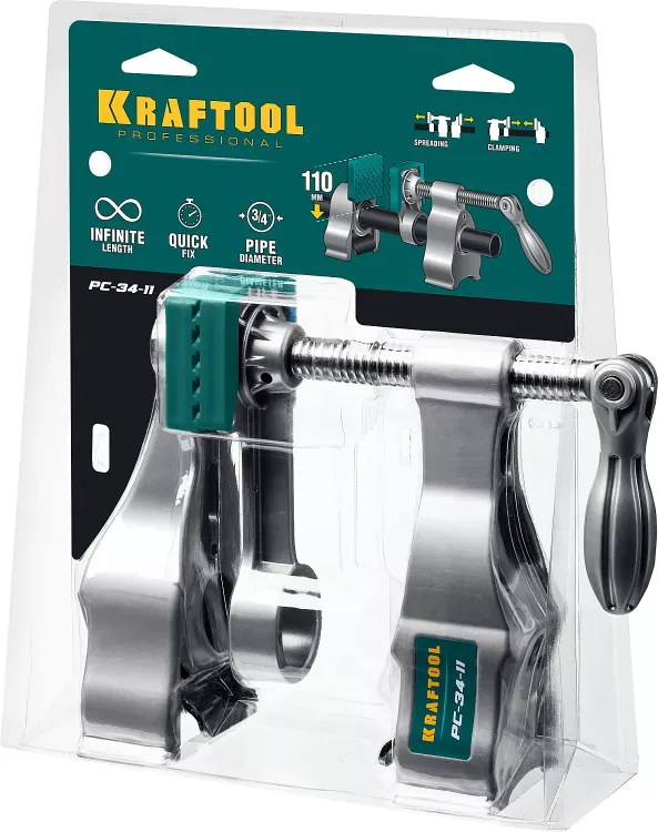 Струбцина KRAFTOOL PC-34-xx трубная 32301-2 купить в Губкинске