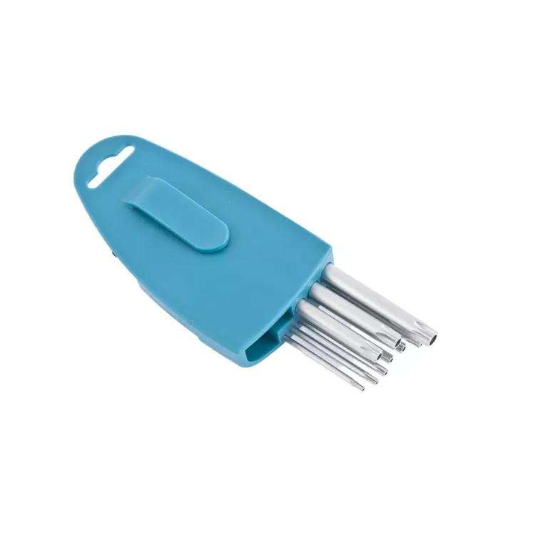Набор ключей имбусовых TORX-TT T10-T50 удлиненные S2 сатинированные 9 шт Gross 16407 купить в Губкинске