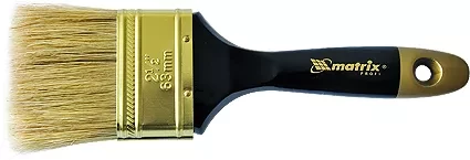 Кисть плоская "Профи" 2" натуральная щетина деревянная ручка  MATRIX 83152 купить в Губкинске