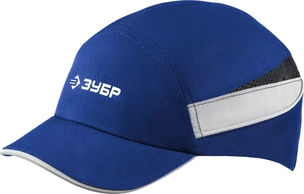 ЗУБР БИНОМ, синяя, ударопрочный корпус, укороченный козырёк 55 мм, размер от 54 до 59 см, защитная каскетка, Профессионал (11095) купить в Губкинске
