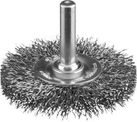 ЗУБР &quot;ПРОФЕССИОНАЛ&quot;. Щетка дисковая для дрели, витая стальная проволока 0,3мм, 50мм 35198-050_z02 купить в Губкинске