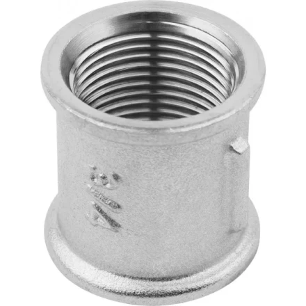 Муфта ЗУБР &quot;ЭКСПЕРТ&quot;, никелированная латунь, 3/4&quot; 51291-3/4 купить в Губкинске