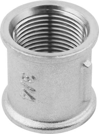 Муфта ЗУБР &quot;ЭКСПЕРТ&quot;, никелированная латунь, 3/4&quot; 51291-3/4 купить в Губкинске