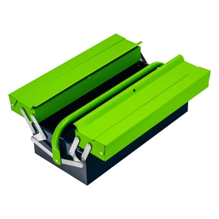 Ящик для инструмента Сибртех 90750, 430 х 200 х 160 мм, три секции, металлический купить в Губкинске