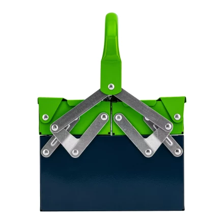 Ящик для инструмента Сибртех 90750, 430 х 200 х 160 мм, три секции, металлический купить в Губкинске