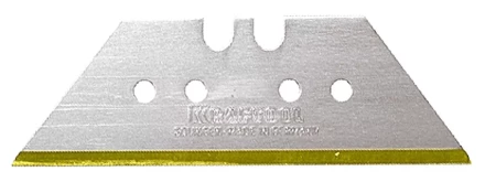 Лезвие KRAFTOOL &quot;PRO&quot; &quot;SOLINGEN&quot; сменное,трапец,для унив ножей,нитрид титана,многоур закалка,типА24,18,7х59х0,65мм,5шт 09625-TIN-S5_z01 купить в Губкинске
