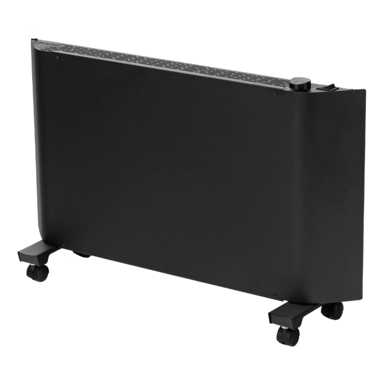 Конвектор электрический Denzel XCE-2000 B, 230 В, 2000 Вт, X-образный нагреватель черный 98129 купить в Губкинске