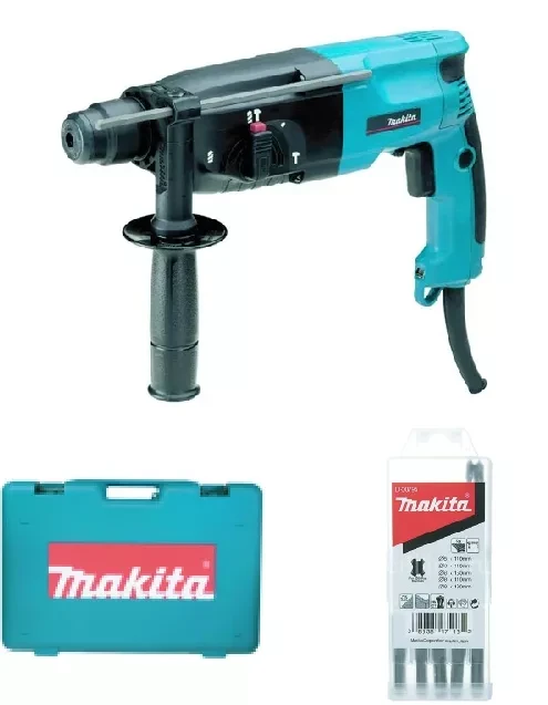 Перфоратор Makita HR2450X8 (НАБОР БУРОВ ИЗ 5 шт. В ПОДАРОК) купить в Губкинске