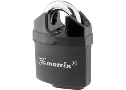 Замок навесной всепогодный усиленный 50 мм MATRIX 91812 купить в Губкинске