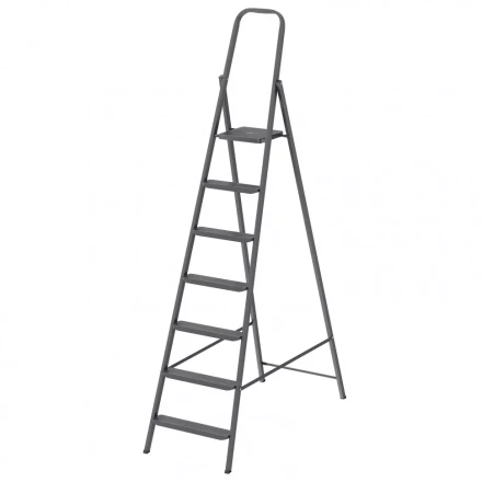 Стремянка 7 ступени компактная стальная Россия Сибртех 97947 купить в Губкинске