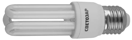 Энергосберегающая лампа СВЕТОЗАР&quot;U-КЛАССИКА&quot;стержень,цоколь E27(стандарт),Т2,3U,яркий бел свет(4000К), 8000час,12Вт(60) 44334-12 купить в Губкинске