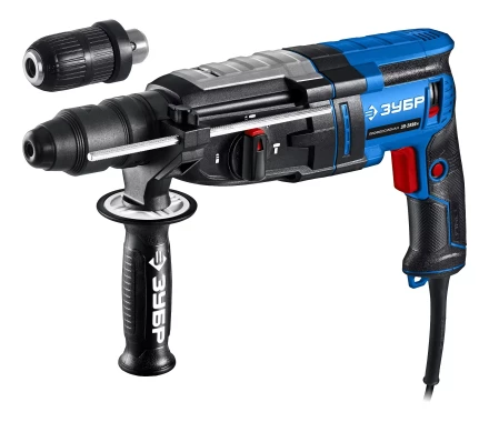 ЗУБР 28 мм, 900 Вт, перфоратор SDS Plus + БЗП, мет. корпус, Профессионал (ЗП-2890 МС) купить в Губкинске