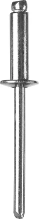 Заклепки ЗУБР из нержавеющей стали, 4,8x14мм, 500шт 31315-48-14 купить в Губкинске
