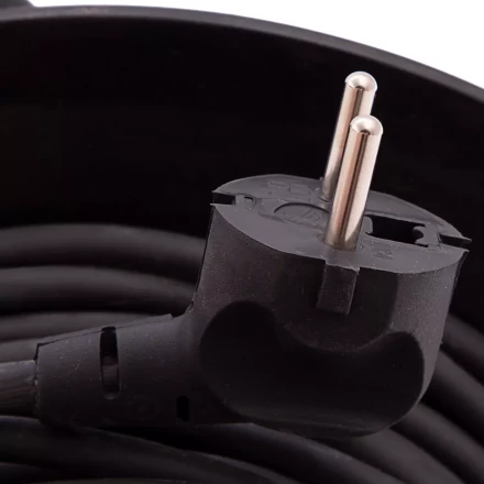 Удлинитель силовой 50 м, 16А, тип УХ10, ПВС, на кабельной катушке, 4 розетки без заземления Сибртех 95865 купить в Губкинске