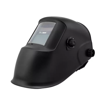 Маска сварщика Корунд черная ф-р АСФ 4/9-13 с внеш. рег. FoxWeld ,без коробки купить в Губкинске