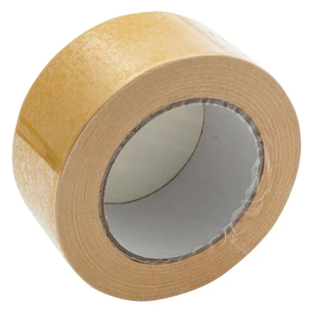 Лента клейкая двусторонняя, 50 мм х 25 м, на тканевой основе Сибртех 888135 купить в Губкинске