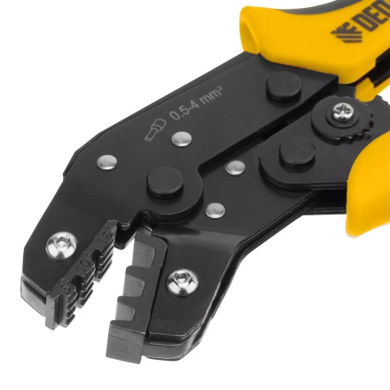 Клещи для обжима наконечников штыревых НШВ, НШВИ, НШВИ-2, 6-16 мм2 Denzel 17744 купить в Губкинске