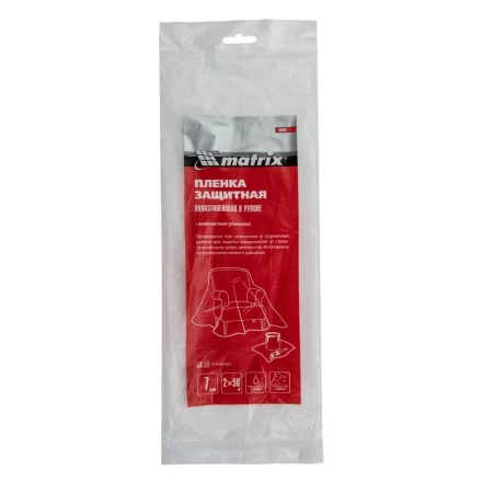 Пленка защитная полиэтиленовая в рулоне, 2мx50 м Matrix 88804 купить в Губкинске