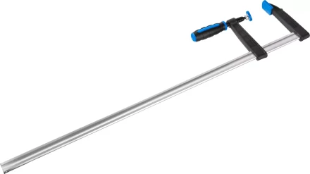 Струбцина ЗУБР &quot;ПРОФЕССИОНАЛ&quot;, тип &quot;F&quot;, двухкомпонентная ручка, стальная закаленная рейка, 120х800мм 32155-120-800 купить в Губкинске