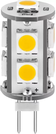 Лампа СВЕТОЗАР светодиодная "LED technology", теплый белый свет (3000К), 12В, 1,8Вт (10) 44590-10 купить в Губкинске