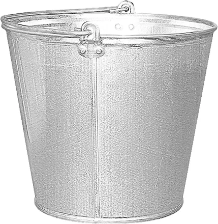 Ведро,15 л, оцинкованное  Россия 67592 купить в Губкинске