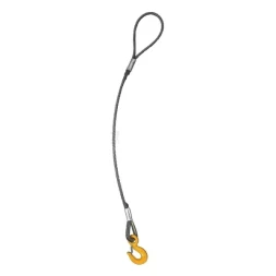 Строп канатный одноветвевой 1СК 5 т L=5 м с кч din 7.0 т опрессовка