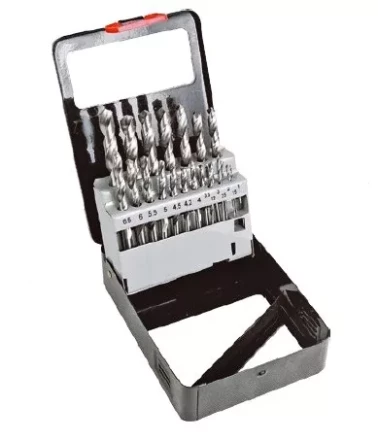 Набор сверл по мет 1,0-10,0мм 19шт белые, мет. коробка Кратон 1 05 01 013 купить в Губкинске