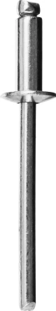 Заклепки ЗУБР из нержавеющей стали, 4,8x16мм, 500шт 31315-48-16 купить в Губкинске