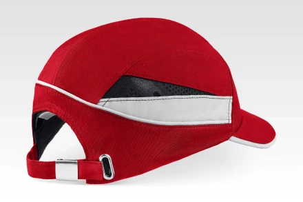 ЗУБР БИНОМ, красная, ударопрочный корпус, укороченный козырёк 55мм, размер от 54 до 59см, защитная каскетка, Профессионал (11096) купить в Губкинске