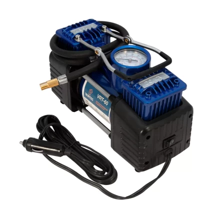 Автомобильный компрессор VARTEG VRT-60 с набором аксессуаров купить в Губкинске