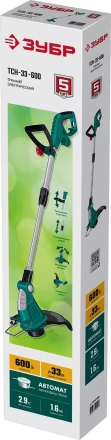 ЗУБР 600 Вт, ш/с 33 см, сетевой триммер (ТСН-33-600) купить в Губкинске