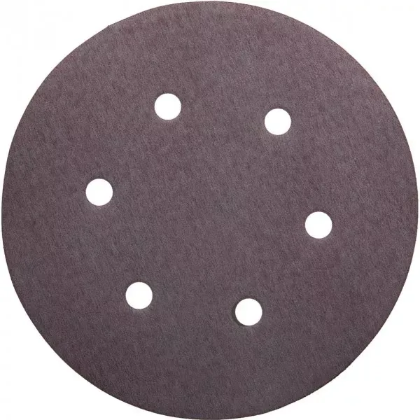 Круг шлифовальный URAGAN "Универсальный водостойкий с покрытием стеарата цинка" на липучке, 6 отв., P320, 150мм, 50шт 907-44113-320-50 купить в Губкинске