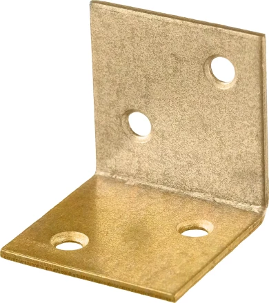 ЗУБР УМШ-2.0, 30 x 30 x 30 x 2 мм, желтый цинк, широкий мебельный уголок (31033-30) купить в Губкинске