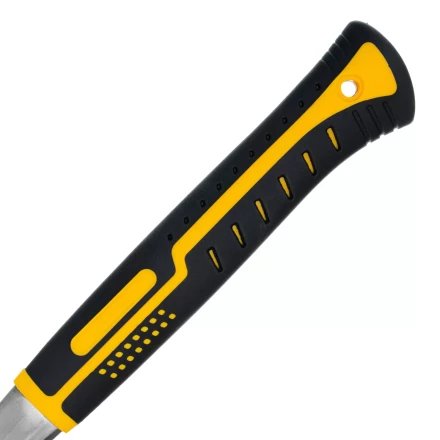 Молоток-гвоздодер 560 г Denzel 10424, цельнометаллический, двухкомпонентная рукоятка купить в Губкинске