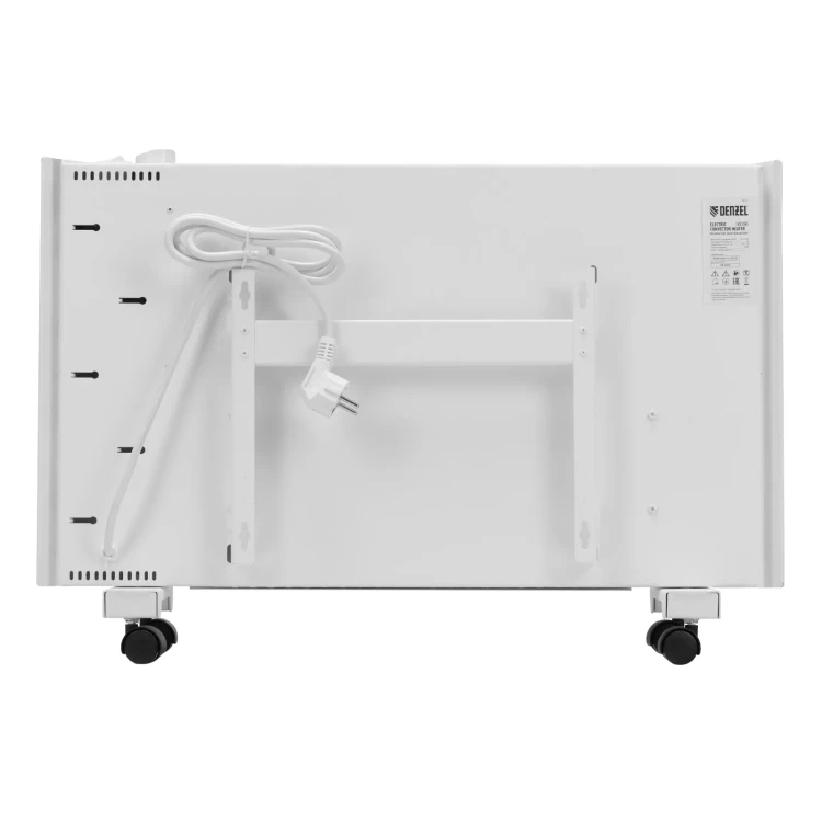 Конвектор электрический Denzel XCE-1500, 230 В, 1500 Вт, X-образный нагреватель белый 98131 купить в Губкинске