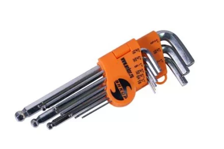 Набор шестигранников дюймовых с шаром 9 штук блистер Энкор 20896 купить в Губкинске