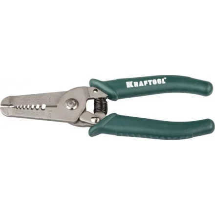 Пассатижи для снятия изоляции, 0.8 - 2.6 мм, 150 мм, KRAFTOOL 22660-15 купить в Губкинске