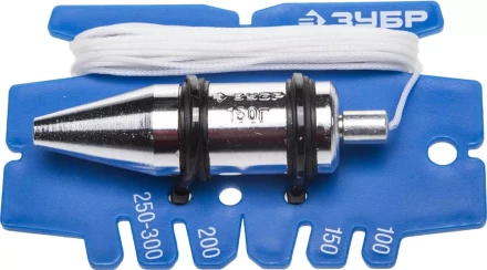 Отвес ЗУБР &quot;ЭКСПЕРТ&quot; строительный со шнуром и безопасным наконечником, 150 г 06347-15_z01 купить в Губкинске