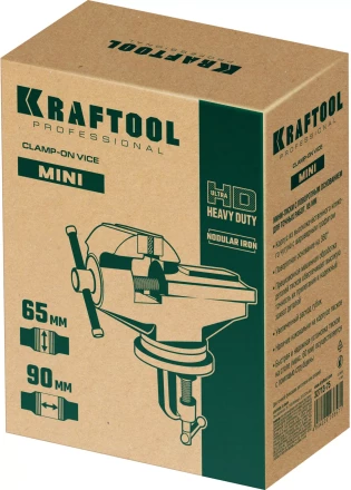 Тиски KRAFTOOL MINI настольные 32713-75 купить в Губкинске