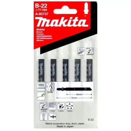 Пилки для лобзика Makita B-22 A-85737 купить в Губкинске