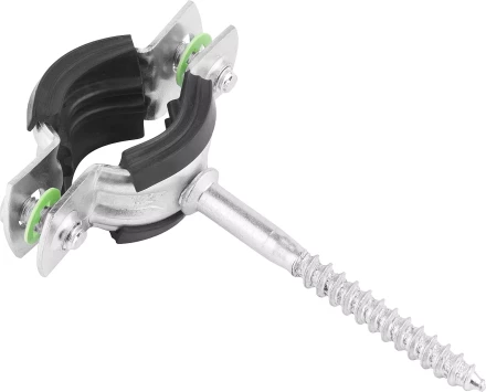 ЗУБР. Хомут трубный оцинкованный, с шурупом, 1/2&quot;, 1шт 37854-20-24-1 купить в Губкинске